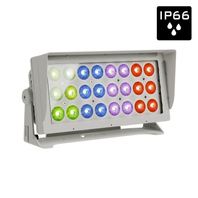 Contest VPANEL-200RGBL - kleurenprojector IP66 - 24 RGBL LED - 200W - 30°